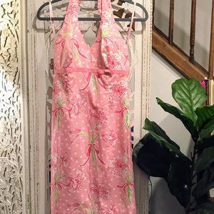 Vintage Lilly Pulitzer Halter-Top Dress, NWT, Sz 2